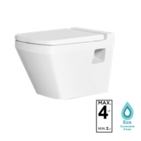 NEPTUNE, WC hyginique suspendu, BLANC