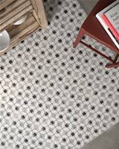 CEMENTINE, Carreaux de ciment, TAPPETO B B/N